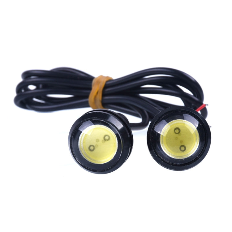 10 PCS 23mm 1.5W DC9-80V Motorcycle Eagle Eye Light Double Lens(White Light) - Eagle Eye Lights by PMC TechLife | Online Shopping South Africa | PMC TechLife | Buy Now Pay Later Mobicred