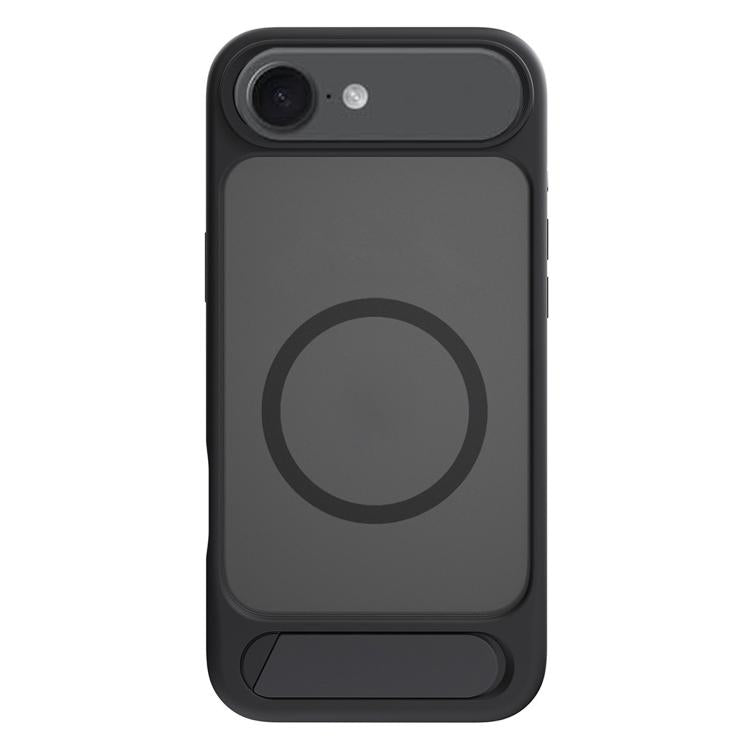 For iPhone 17 Air Kalebol MagSafe Invisible Tilt Holder PC Hybrid TPU Case(Black) - iPhone 17 Air Cases by Kalebol | Online Shopping South Africa | PMC TechLife | Buy Now Pay Later Mobicred