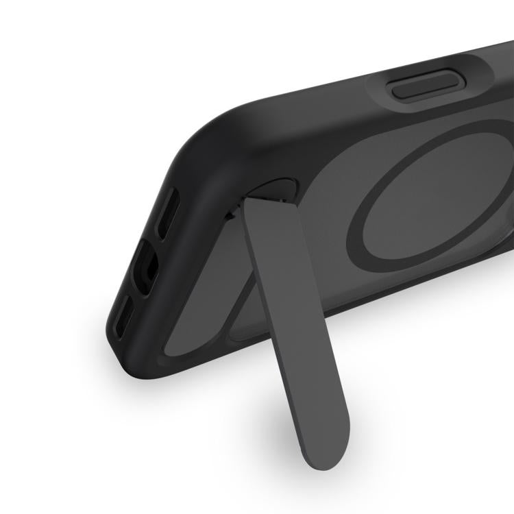 For iPhone 17 Air Kalebol MagSafe Invisible Tilt Holder PC Hybrid TPU Case(Black) - iPhone 17 Air Cases by Kalebol | Online Shopping South Africa | PMC TechLife | Buy Now Pay Later Mobicred