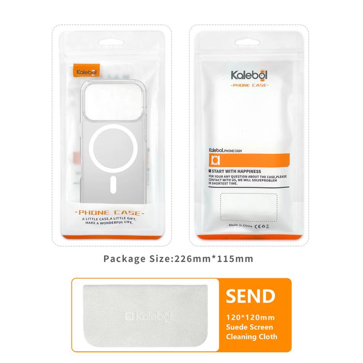 For iPhone 17 Air Kalebol Metal Lens Frame MagSafe Frosted PC Phone Case(Grey) - iPhone 17 Air Cases by Kalebol | Online Shopping South Africa | PMC TechLife | Buy Now Pay Later Mobicred