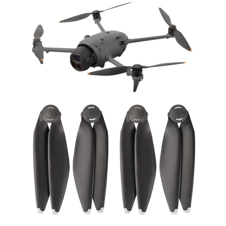 For DJI Mavic 4 Pro Sunnylife 1158F Quick-Release Propellers Blades, Type:Two Pairs(Silver Tip) - free shipping - PMC TechLife - Order now!
