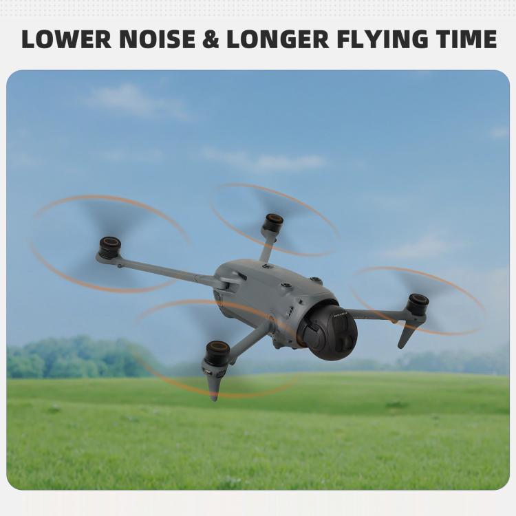 For DJI Mavic 4 Pro Sunnylife 1158F Quick-Release Propellers Blades, Type:Two Pairs(Silver Tip) - free shipping - PMC TechLife - Order now!