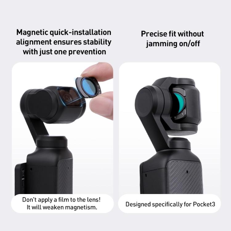 For DJI Osmo Pocket 3 Camera Lens Filter, Filter:UV - free shipping - PMC TechLife - Order now!