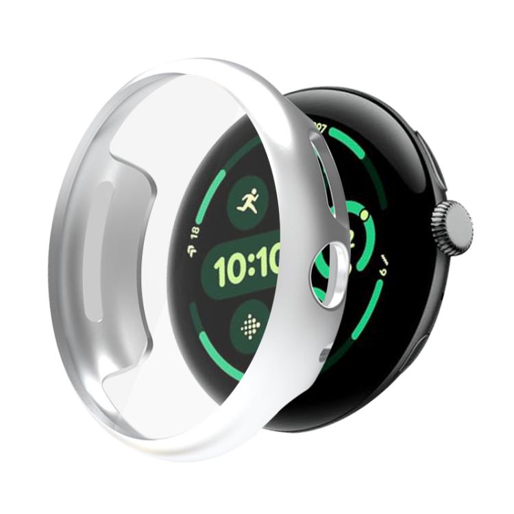 For Google Pixel Watch 3 45mm Integrated Full Coverage TPU Watch Protective Cover(Silver) - free shipping - PMC TechLife - Order now!