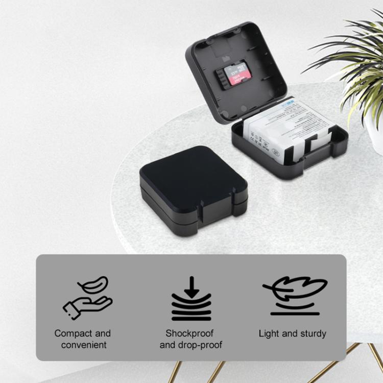 For Insta360 Ace / Ace Pro Battery & Memory Card Storage Box(Black) - free shipping - PMC TechLife - Order now!