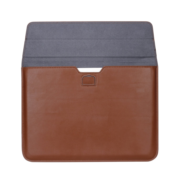 PU Leather Ultra-thin Envelope Bag Laptop Bag for MacBook Air / Pro 11 inch, with Stand Function(Space Gray) - Protective Bags by PMC Jewellery | Online Shopping South Africa | PMC Jewellery | Buy Now Pay Later Mobicred