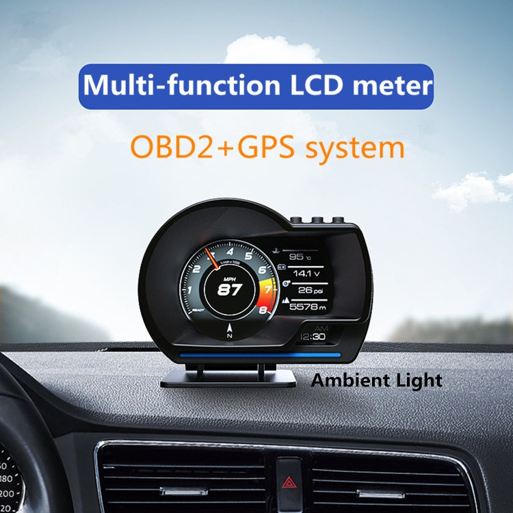 AP-6 Car HUD Head-up Display OBD GPS Driving Computer Code Table - Head Up Display System by PMC Jewellery | Online Shopping South Africa | PMC Jewellery | Buy Now Pay Later Mobicred