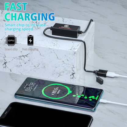WUPP CS-1186B1 Motorcycle SAE Single USB Port Fast Charging Charger - Battery Charger by WUPP | Online Shopping South Africa | PMC Jewellery