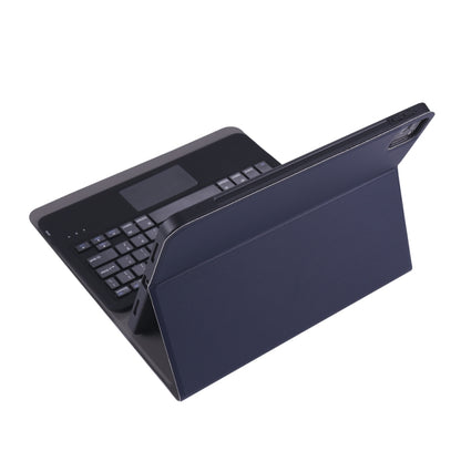 A098B-A Detachable ABS Ultra-thin Bluetooth Keyboard + TPU Tablet Case for iPad Air 4 10.9 inch (2020), with Stand & Pen Slot & Touch(Dark Blue) - For iPad Air by PMC Jewellery | Online Shopping South Africa | PMC Jewellery | Buy Now Pay Later Mobicred