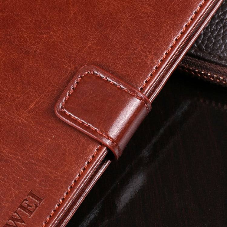 For Cubot Note 20 idewei Crazy Horse Texture Horizontal Flip Leather Case with Holder & Card Slots & Wallet(Brown) - free shipping - PMC Jewellery - Order now!