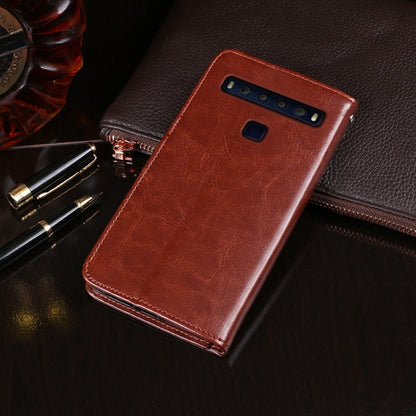 For TCL 10L idewei Crazy Horse Texture Horizontal Flip Leather Case with Holder & Card Slots & Wallet(Rose Red) - More Brand by idewei | Online Shopping South Africa | PMC Jewellery | Buy Now Pay Later Mobicred