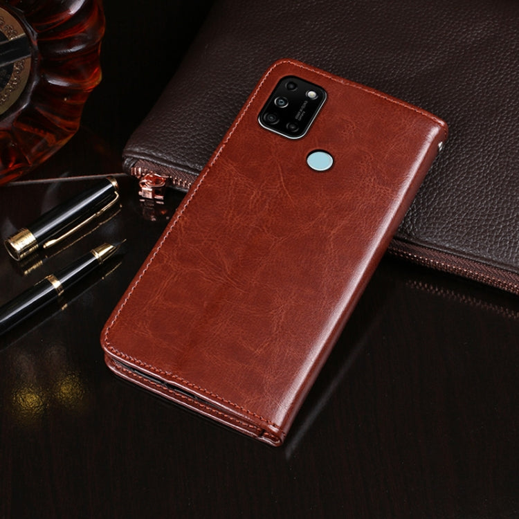For Wiko View5 Plus idewei Crazy Horse Texture Horizontal Flip Leather Case with Holder & Card Slots & Wallet(Brown) - More Brand by idewei | Online Shopping South Africa | PMC Jewellery | Buy Now Pay Later Mobicred