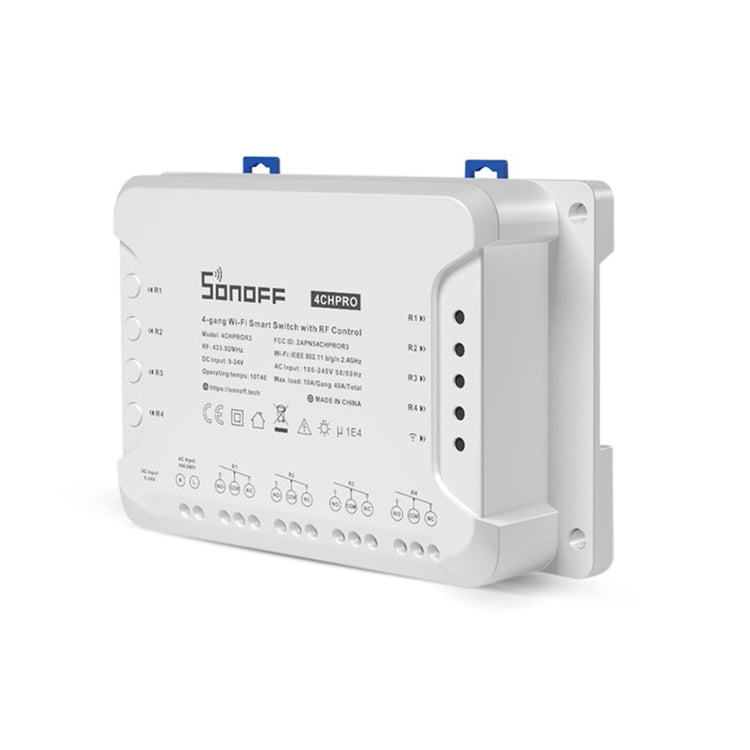 Sonoff 4CHPROR3 Mobile Phone Smart Home Switch Four-way Controller, Support Long-range Control Timing - Smart Switch by Sonoff | Online Shopping South Africa | PMC Jewellery | Buy Now Pay Later Mobicred