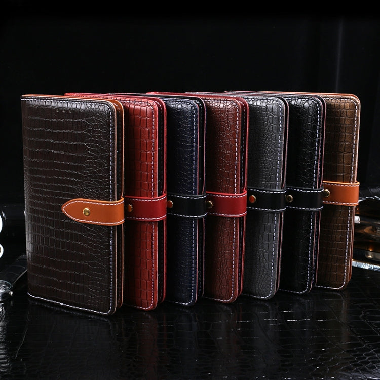 For Cubot Note 20 idewei Crocodile Texture Horizontal Flip Leather Case with Holder & Card Slots & Wallet(Black) - free shipping - PMC Jewellery - Order now!