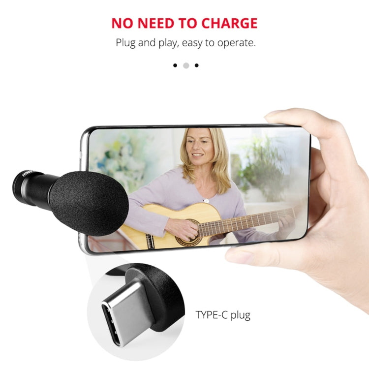 YELANGU MIC06-C Type-C Interface Portable Live Broadcast Interview Mobile Phone Recording Microphone - Microphone by YELANGU | Online Shopping South Africa | PMC Jewellery | Buy Now Pay Later Mobicred