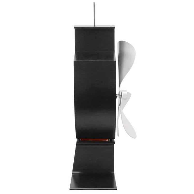 YL401 3-Blade High Temperature Metal Heat Powered Fireplace Stove Fan (Black) - Fireplace Fan by PMC Jewellery | Online Shopping South Africa | PMC Jewellery | Buy Now Pay Later Mobicred