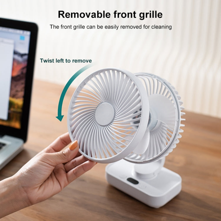 D606Y Portable Desktop Oscillating Small Fan (Black) - Electric Fans by PMC TechLife | Online Shopping South Africa | PMC TechLife