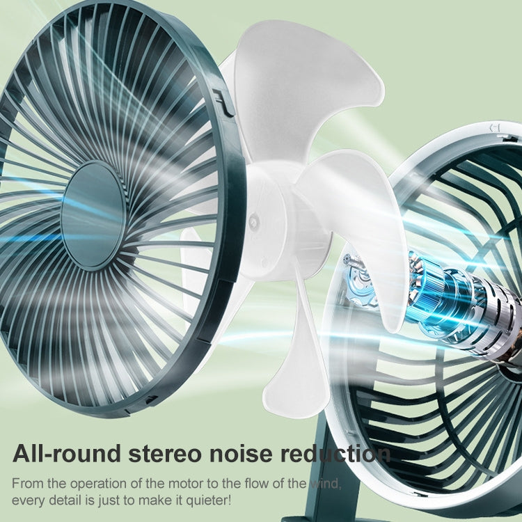 F701 Desktop Electric Fan with LED Display (White) - Electric Fans by PMC TechLife | Online Shopping South Africa | PMC TechLife | Buy Now Pay Later Mobicred