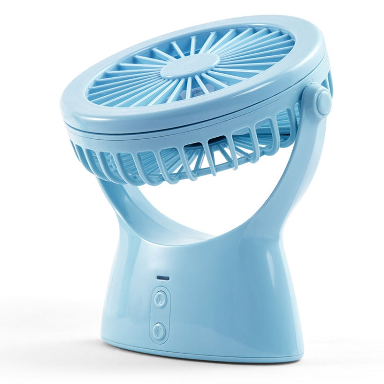 S1 Multi-function Portable USB Charging Mute Desktop Electric Fan Table Lamp, with 3 Speed Control (Sky Blue) - Electric Fans by PMC Jewellery | Online Shopping South Africa | PMC Jewellery | Buy Now Pay Later Mobicred