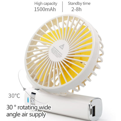 S2 Portable Foldable Handheld Electric Fan, with 3 Speed Control & Night Light (Pink) - Electric Fans by PMC Jewellery | Online Shopping South Africa | PMC Jewellery | Buy Now Pay Later Mobicred