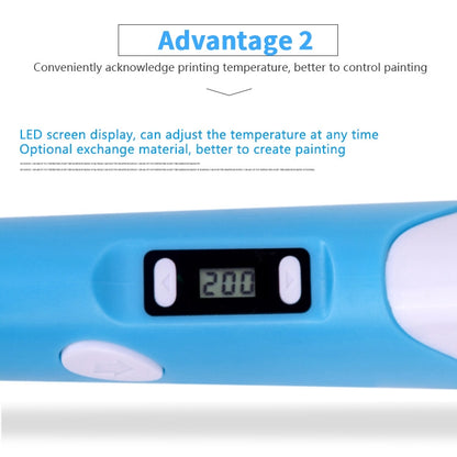 Hand-held 3D Printing Pen, AU Plug (Blue) - 3D Printer by PMC Jewellery | Online Shopping South Africa | PMC Jewellery | Buy Now Pay Later Mobicred