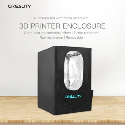 Creality 3D Printer Flame Retardant Aluminum Foil Cloth Protective Cover for Ender-3, Medium Size: 72x76x65cm - Parts by Creality | Online Shopping South Africa | PMC Jewellery | Buy Now Pay Later Mobicred