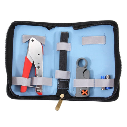 WLXY 518A Crimping Pliers Wire Stripper Repair Hand Tool Set for RG59 / RG6 Coaxial Cable - Lan Cable and Tools by WLXY | Online Shopping South Africa | PMC Jewellery | Buy Now Pay Later Mobicred