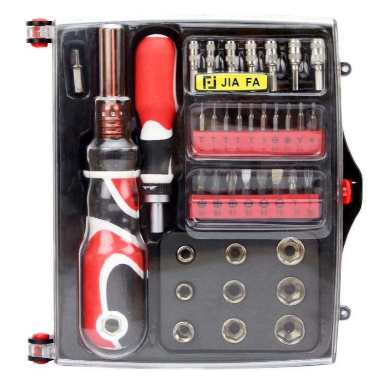 JF-6095E 38 in 1 Professional Multi-functional Screwdriver Set - Screwdriver Set by JIAFA | Online Shopping South Africa | PMC Jewellery | Buy Now Pay Later Mobicred