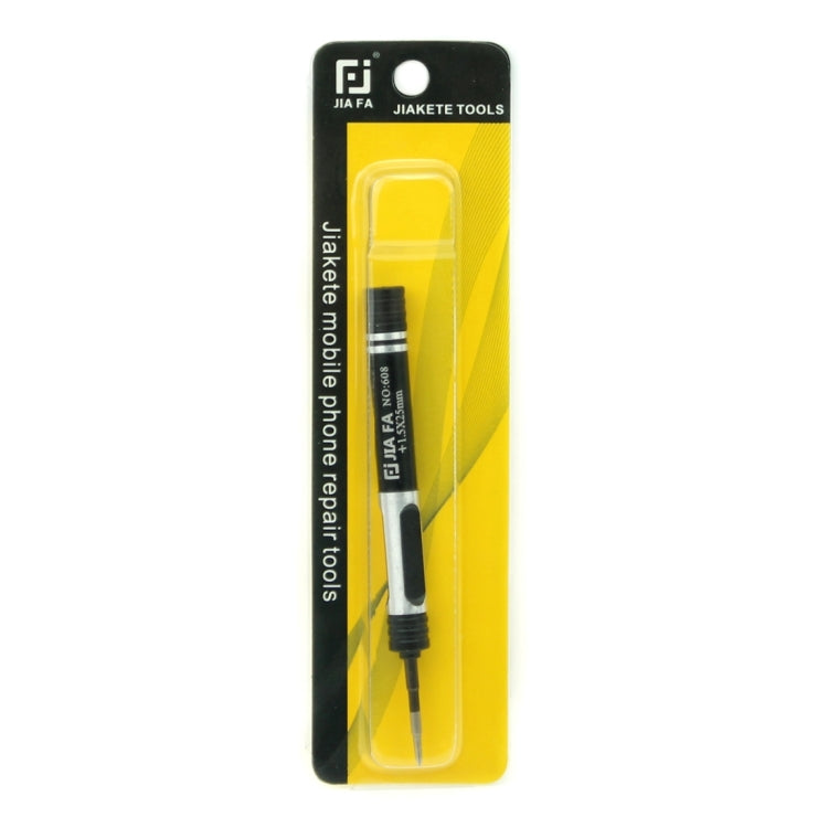 JIAFA JF-608-01 Cross 1.5 Mobile Phone Repair Screwdriver(Black) - Screwdriver by JIAFA | Online Shopping South Africa | PMC Jewellery