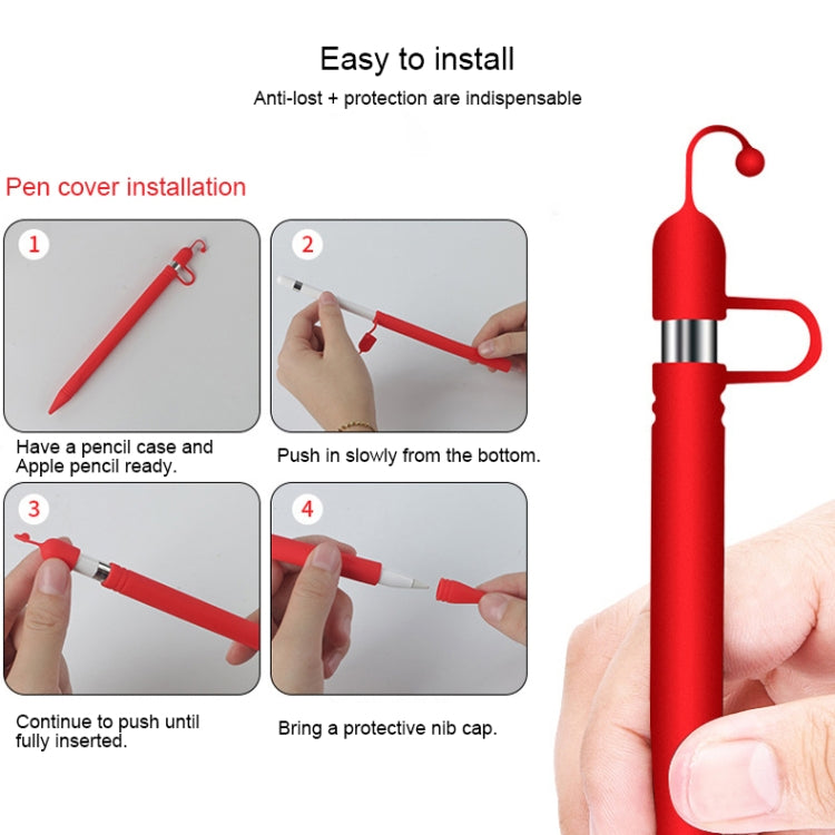 Apple Pen Cover Anti-lost Protective Cover for Apple Pencil (Pink) - Pencil Accessories by PMC Jewellery | Online Shopping South Africa | PMC Jewellery | Buy Now Pay Later Mobicred