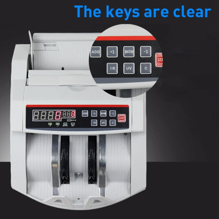 2108UV/IR 220V Multi-Currency Currency Counter, Specification: EU Plug - Currency Counter by PMC TechLife | Online Shopping South Africa | PMC TechLife | Buy Now Pay Later Mobicred