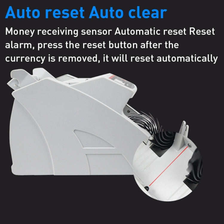 2108UV/IR 220V Multi-Currency Currency Counter, Specification: EU Plug - Currency Counter by PMC TechLife | Online Shopping South Africa | PMC TechLife | Buy Now Pay Later Mobicred