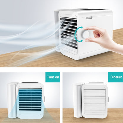 3 in 1 Refrigeration + Humidification + Purification Air Cooler Desktop Cooling Fan with Colorful Light - Electric Fans by PMC Jewellery | Online Shopping South Africa | PMC Jewellery