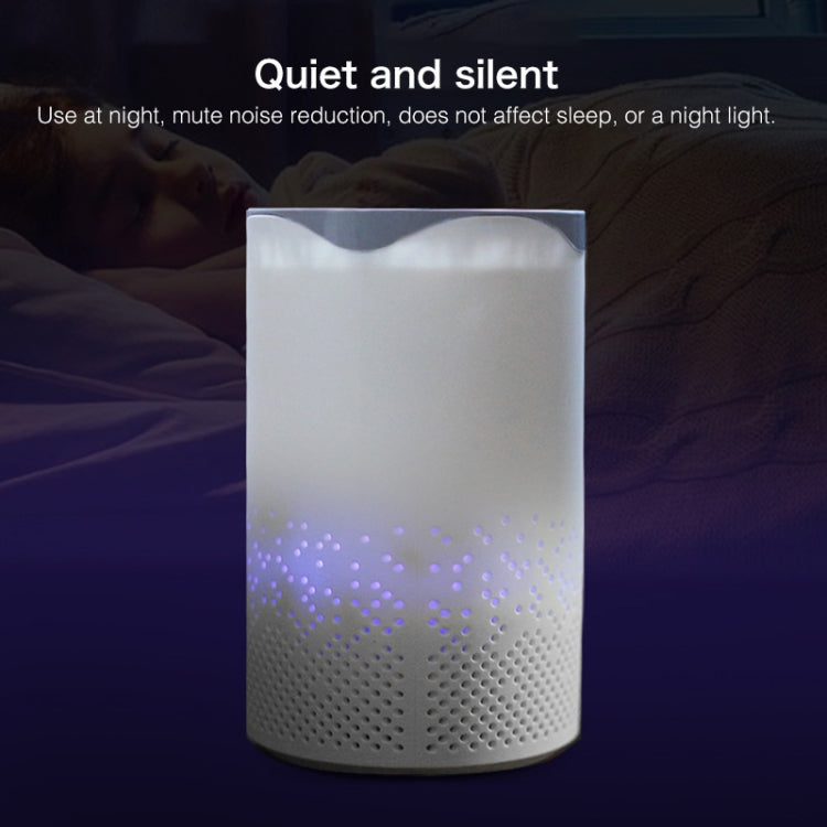 Portable Square UV Sterilization Anion Air Purifier Car Home Air Humidifier (White) - free shipping - PMC TechLife - Order now!