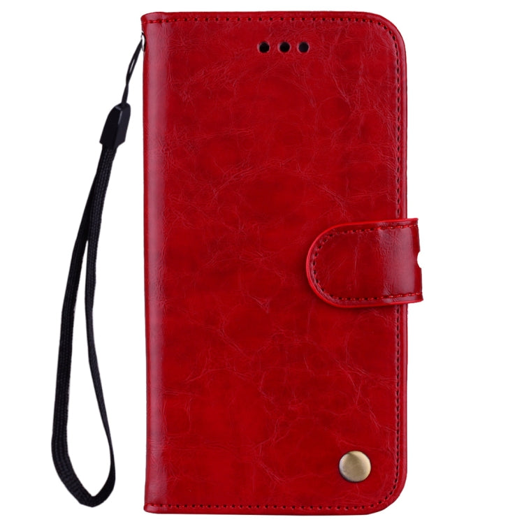 For Huawei P20 Lite Business Style Oil Wax Texture Horizontal Flip Leather Case with Holder & Card Slots & Wallet(Red) - Huawei Cases by PMC Jewellery | Online Shopping South Africa | PMC Jewellery | Buy Now Pay Later Mobicred