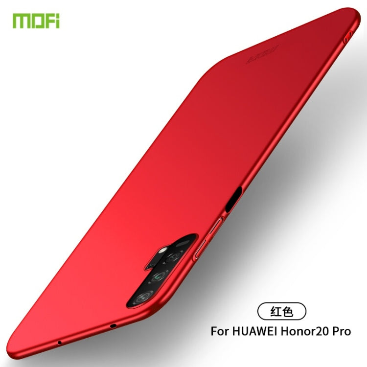 MOFI Frosted PC Ultra-thin Hard Case for Huawei Honor 20 Pro(Red) - Honor Cases by MOFI | Online Shopping South Africa | PMC Jewellery