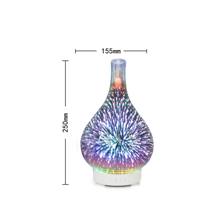 Mini 100ml Household Humidifier Ultrasonic Creative Purification 3D Glass Aromatherapy Machine Automatic Alcohol Sprayer, US Plug - free shipping - PMC TechLife - Order now!