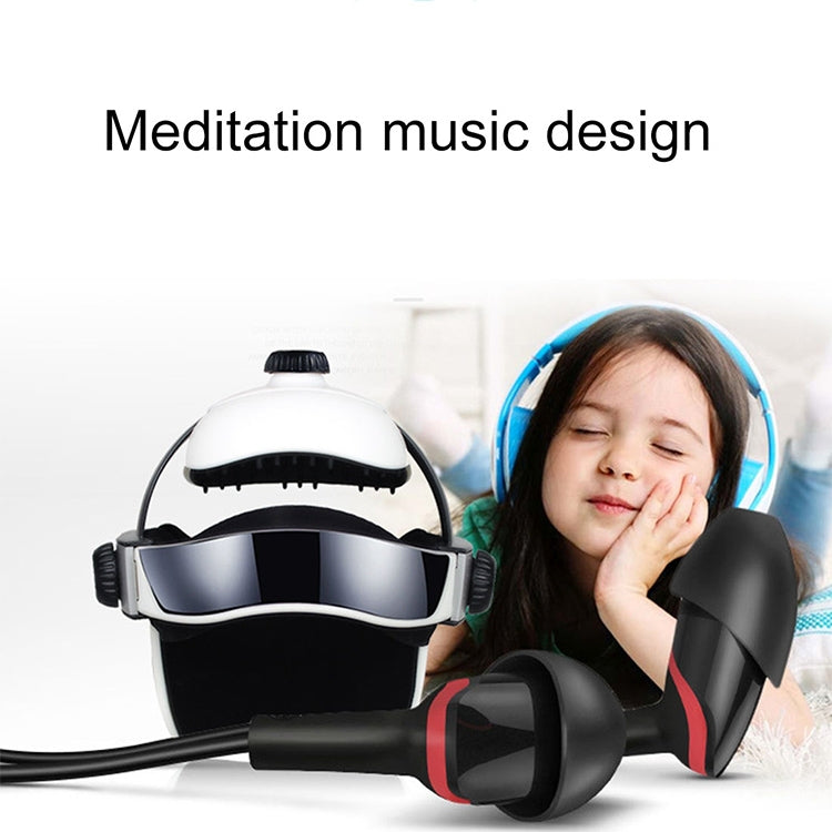 Electronic Air Pressure Head Massager, Relaxed Music Helmet Massager, US Plug - free shipping - PMC TechLife - Order now!