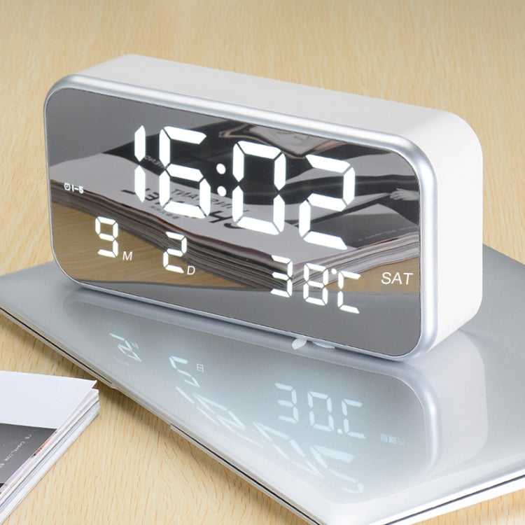 Multi-functional Large Screen LED Digital Music Alarm Clock with Time / Week / Temperature / Calendar Display & Remote Control, DC 5V - Alarm Clocks by PMc TechLife | Online Shopping South Africa | PMc TechLife | Buy Now Pay Later Mobicred