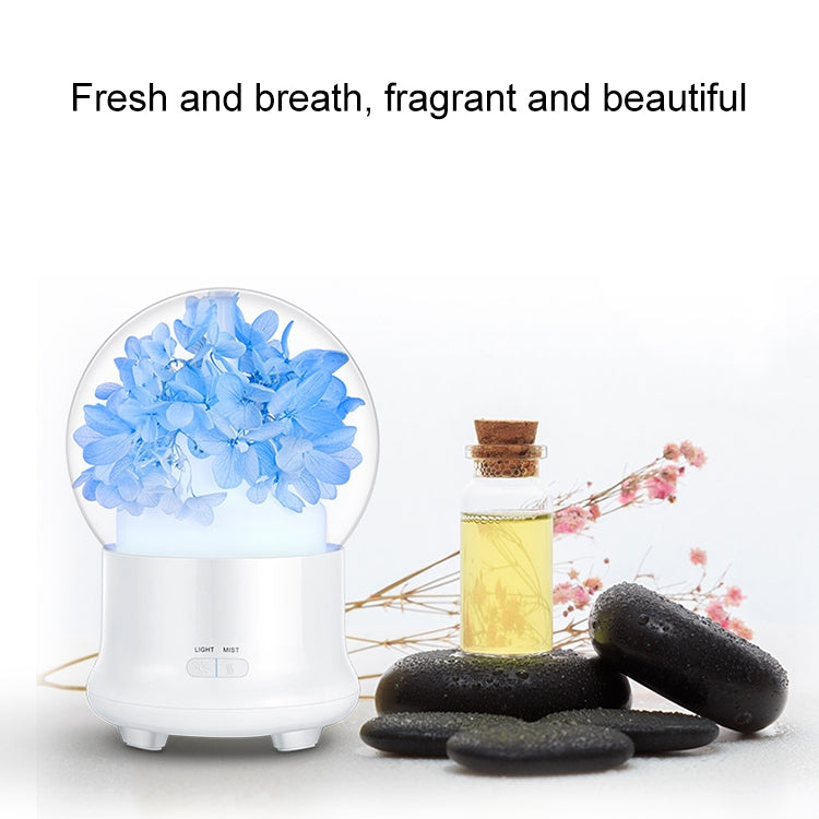 ML-824 100ML Gypsophila Flowers Aromatherapy Diffuser Air Humidifier with Colorful LED Light for Office / Home(Blue) - Air Purifiers & Accessories by PMC TechLife | Online Shopping South Africa | PMC TechLife | Buy Now Pay Later Mobicred