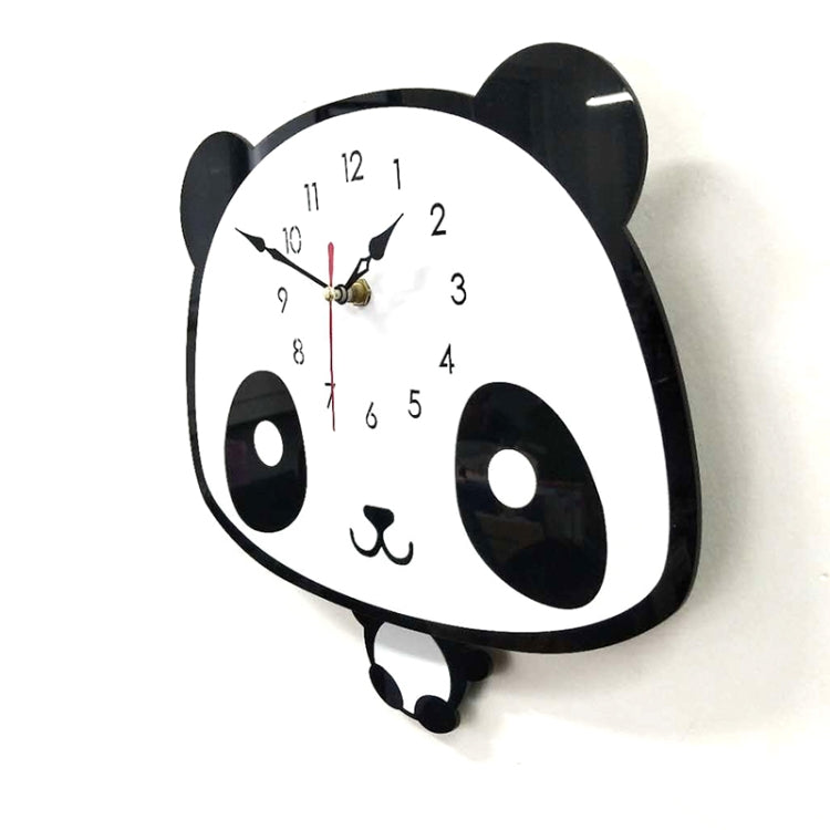 Creative Home Office Bedroom Decoration Panda Swing Acrylic Wall Clock - free shipping - PMc TechLife - Order now!