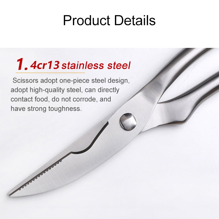 10 inch Kitchen Poultry Fish Chicken Bone Stainless Steel Cutter Cook Gadget Shear, Gift Box Package - Scissors by PMC TechLife | Online Shopping South Africa | PMC TechLife | Buy Now Pay Later Mobicred