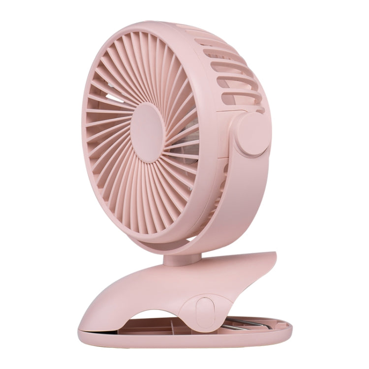 OCUBE D603 4W USB Charging Portable Desktop Fan Clip Fan,  with 4 Speed Control (Pink) - Electric Fans by OCUBE | Online Shopping South Africa | PMC Jewellery | Buy Now Pay Later Mobicred