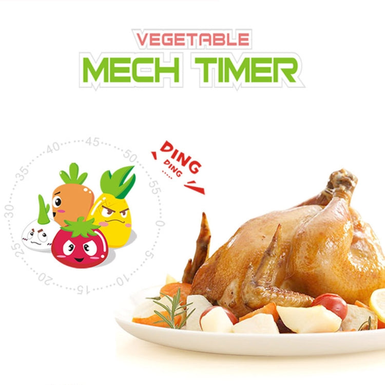 Vegetable Kitchen Timer Cooking Mechanical Timing Tool Count Down Alarm, Random Color Delivery - Digital Countdown by PMC TechLife | Online Shopping South Africa | PMC TechLife | Buy Now Pay Later Mobicred