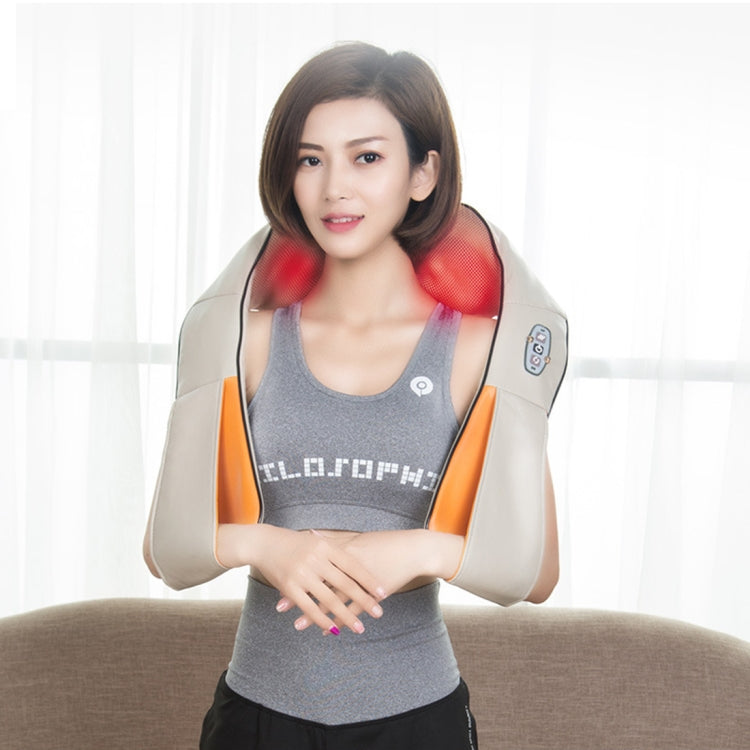 USB Charging Vibration Machine Neck Shawl Kneading Back Shoulder Vibration Massager - free shipping - PMC TechLife - Order now!