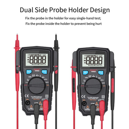 BSIDE ADM66 Handheld Household 6000 Count AC / DC Current Voltage Capacitor Automatic Range Multimeter with LCD Backlight & Card Slot Function - Digital Multimeter by BSIDE | Online Shopping South Africa | PMC Jewellery | Buy Now Pay Later Mobicred