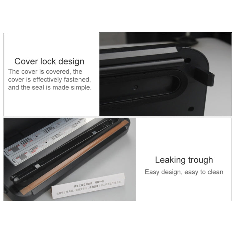 Household Commercial Food Vacuum Plastic Packaging Machine Sealer Closer Machine, EU Plug (White) - free shipping - PMc TechLife - Order now!