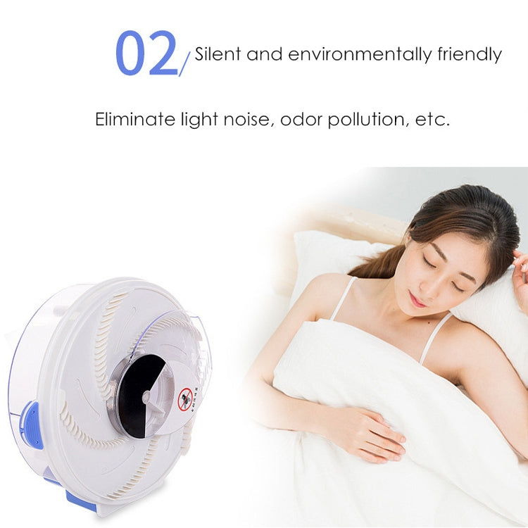 Electric Rotary Fly Catcher Flytrap Mosquito Killer Repellent, US Plug - Repellents by PMC TechLife | Online Shopping South Africa | PMC TechLife