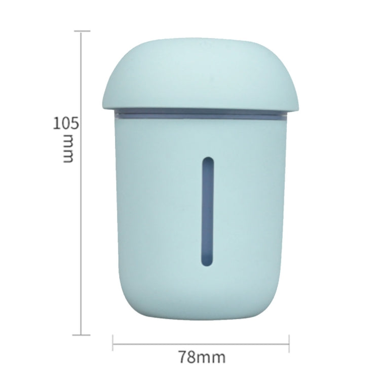 3 in 1 Multi-function USB Charge Mushroom Shape Electric Aroma Essential Ultrasonic Aromatherapy Cool Mist Humidifier with Extended USB Port(Blue) - Air Purifiers & Accessories by PMC TechLife | Online Shopping South Africa | PMC TechLife | Buy Now Pay Later Mobicred