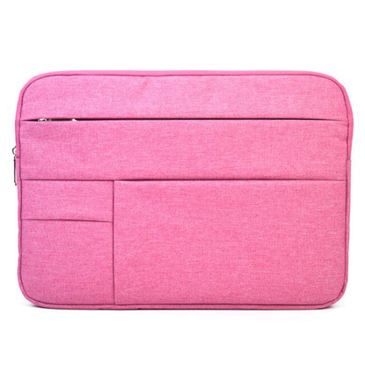 Universal Multiple Pockets Wearable Oxford Cloth Soft Portable Leisurely Laptop Tablet Bag, For 14 inch and Below Macbook, Samsung, Lenovo, Sony, DELL Alienware, CHUWI, ASUS, HP(Magenta) - 15 inch by PMC Jewellery | Online Shopping South Africa | PMC Jewellery | Buy Now Pay Later Mobicred